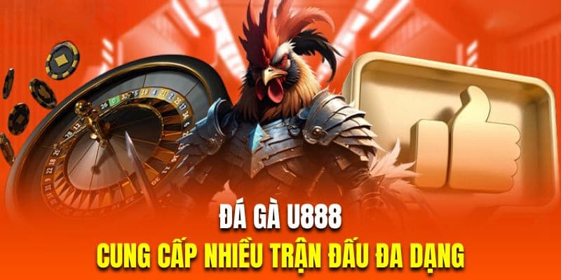 Cá cược đá gà - Đấu trường thú vị, chơi là thắng tại U888!